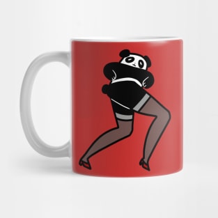 Long Lady Legs Panda Mug